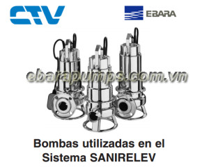 Máy bơm nước thải Ebara SANIRELEV