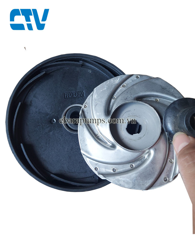 Bộ ruột buồng cánh bơm đa tầng cánh trục đứng Loratech U7V-180/4T