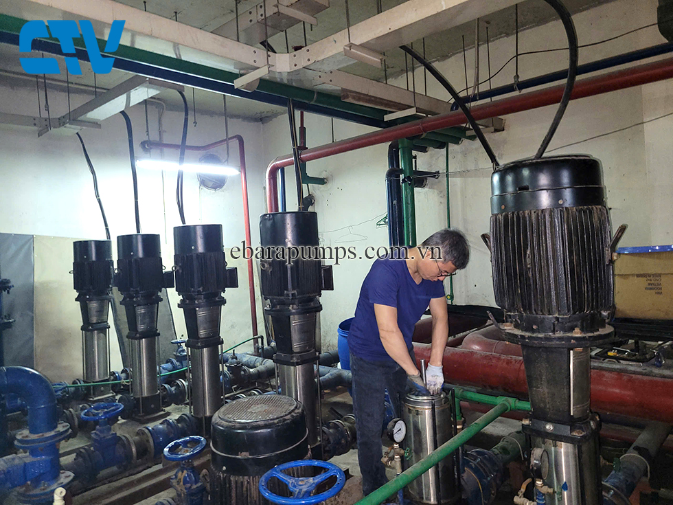 Dịch vụ sửa chữa máy bơm trục đứng uy tín, chuyên nghiệp