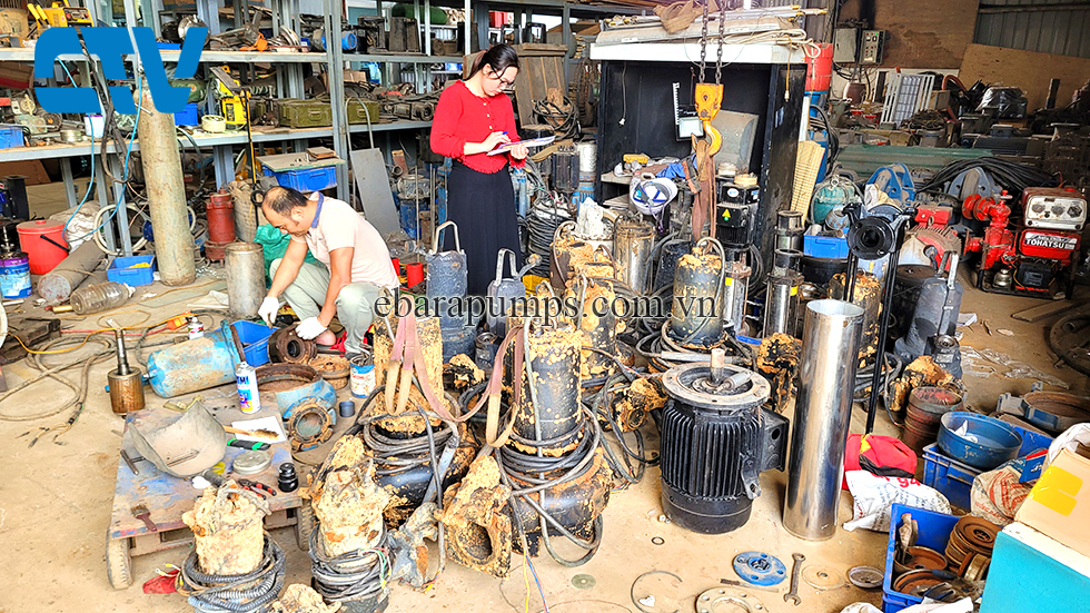 Sửa chữa máy bơm chìm uy tín, chất lượng tại miền Bắc